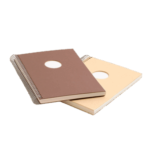 Cuaderno anillado ecológico de pasta dura